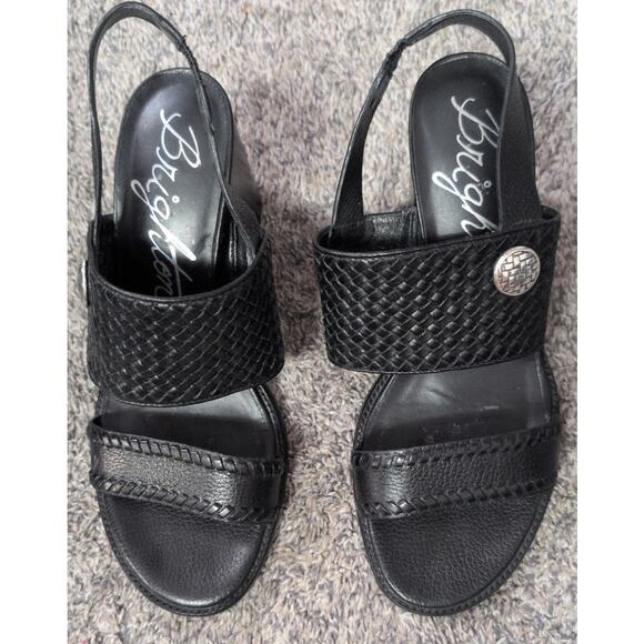Brighton Black Leather Sandals — Size 8.5 (Women’s) - Picture 2 of 5